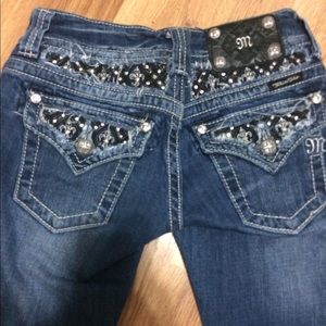 Miss me jeans 25 Blingy very nice!! Bootcut!!